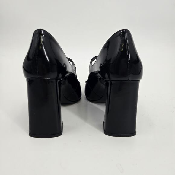 kate spade new york 8 Maren Pearl Patent Leather Mary Jane Pump Strap Almond - Picture 5 of 16